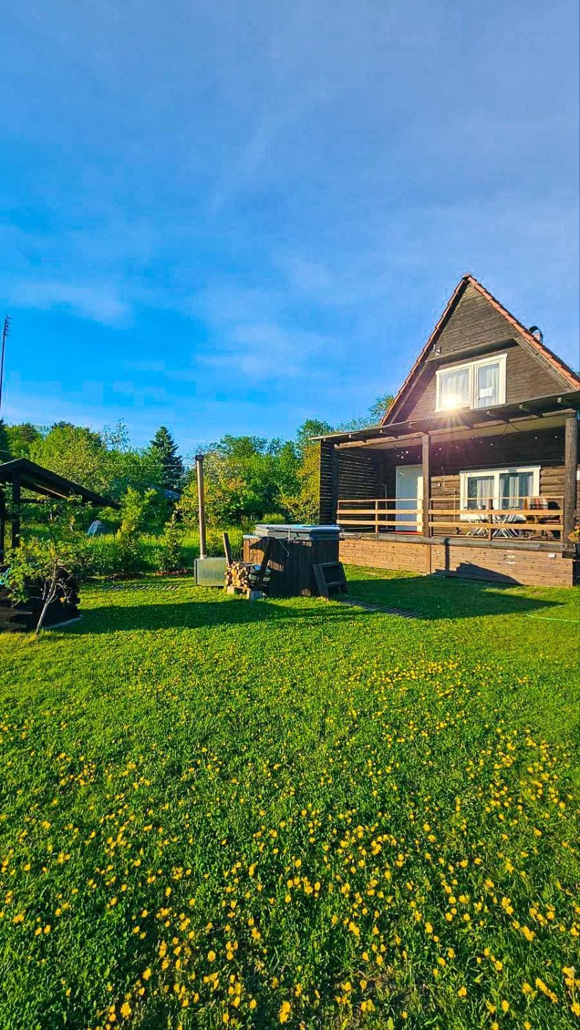 Property building, Spring, Garden view
