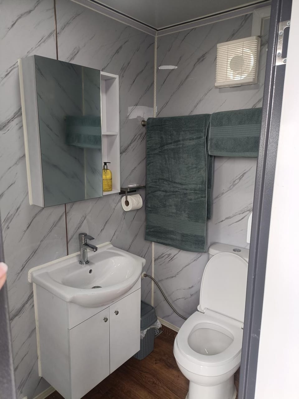Shower, Toilet, Bathroom, towels