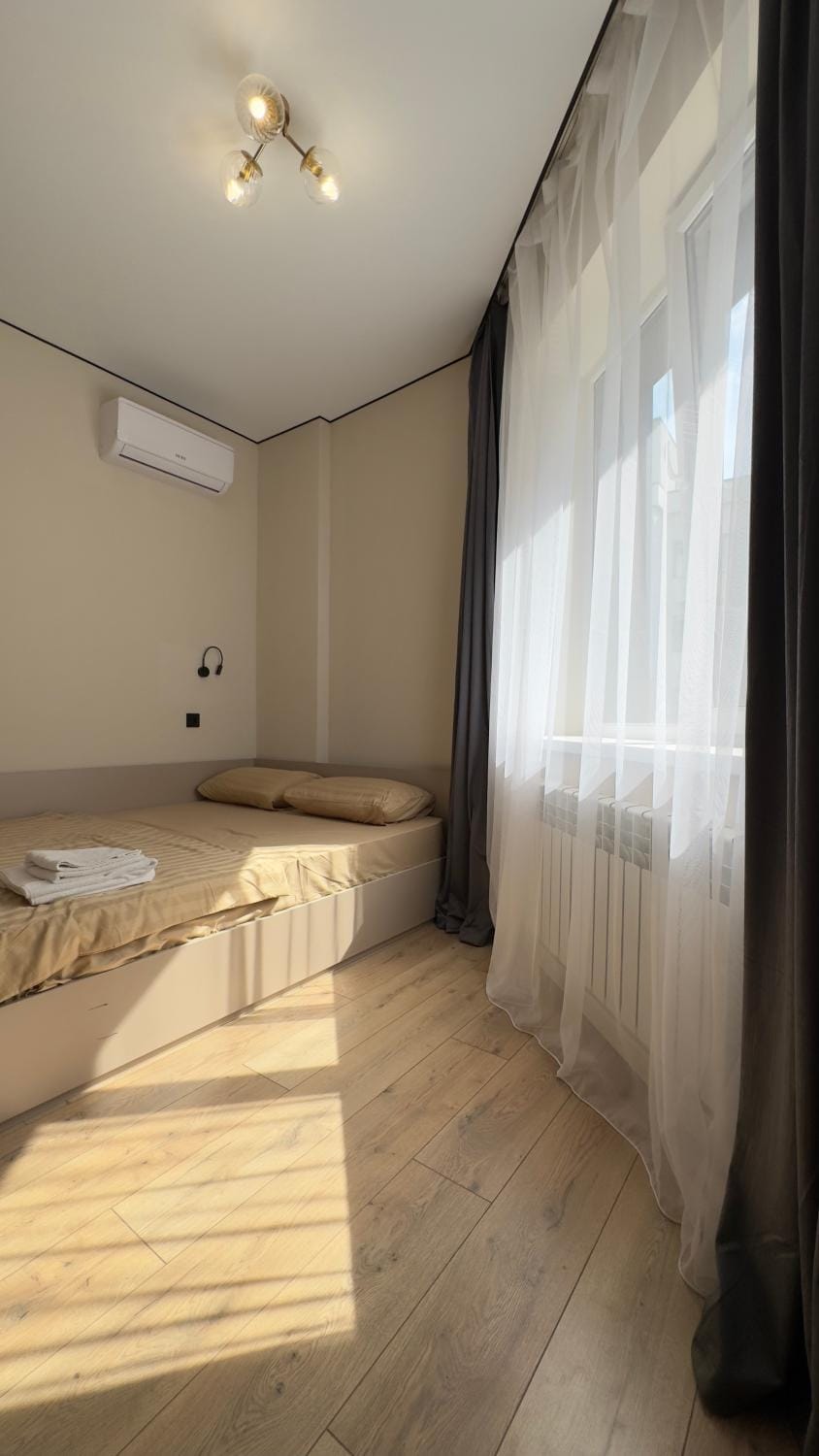 Bed, View (from property/room), View (from property/room), Living room, Photo of the whole room, Seating area, Bedroom, Mountain view, bunk bed, air conditioner