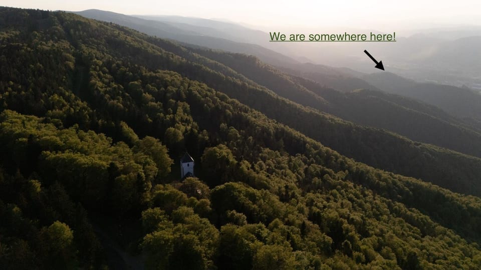 Natural landscape, Text overlay