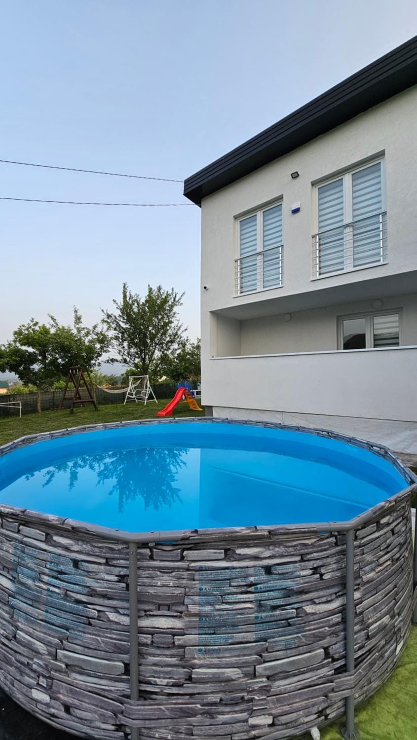 Property building, Pool view, Swimming pool