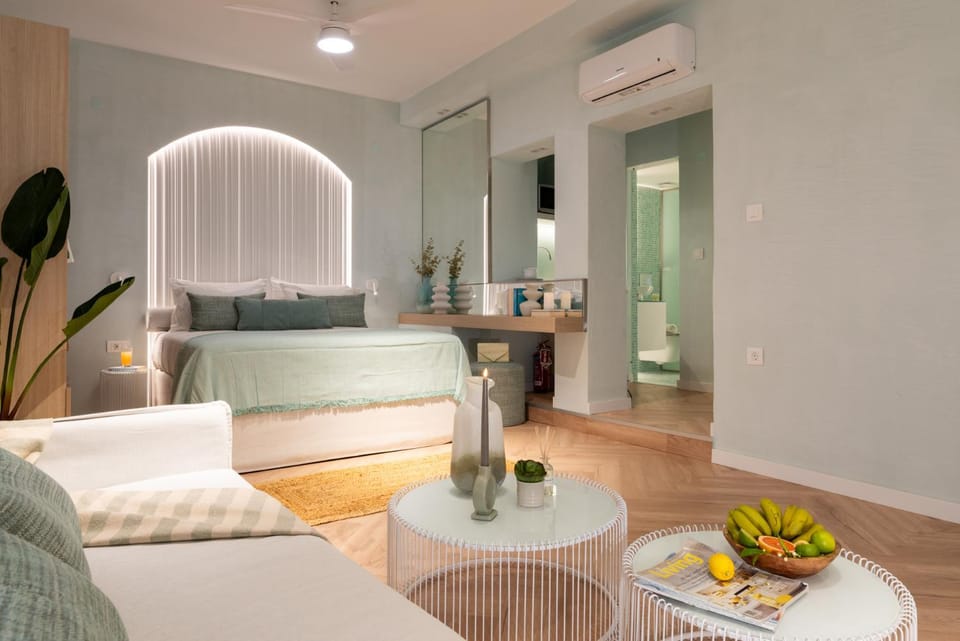 Seating area, air conditioner