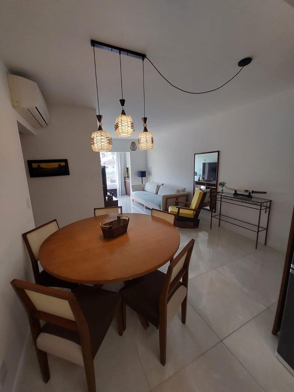 Living room, Dining area, air conditioner