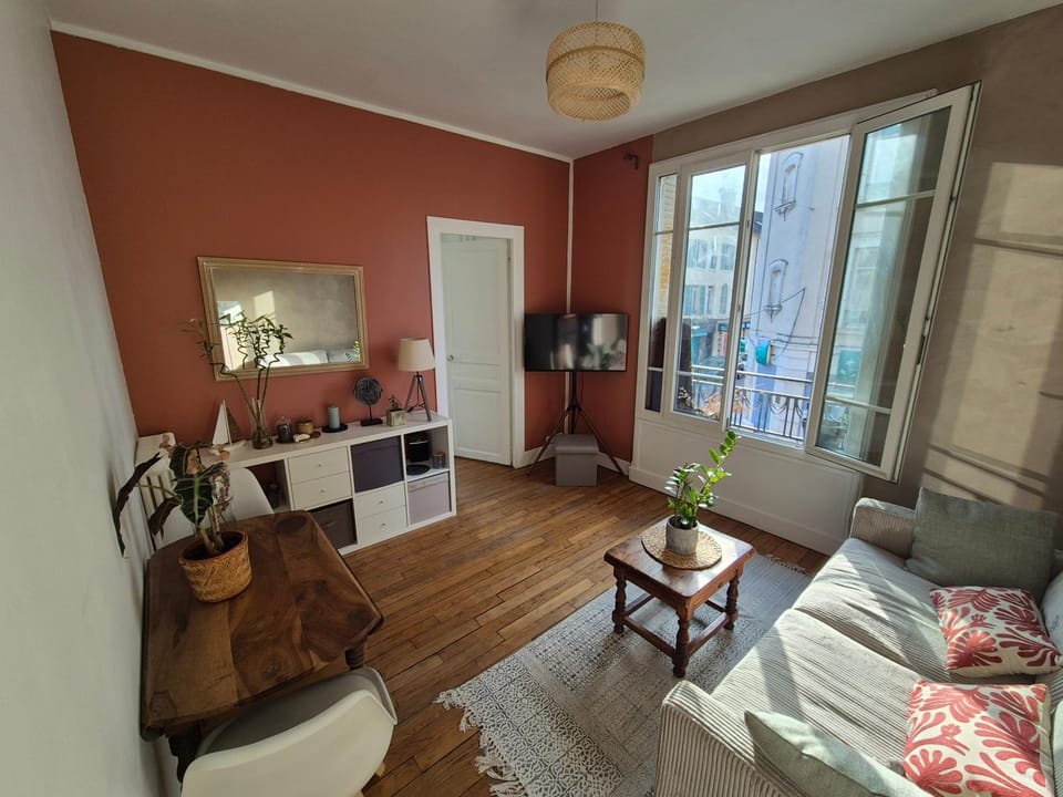 Charmant T2 avec cachet - Au cœur de Poissy & à 20 min de Paris ! Apartment in Poissy