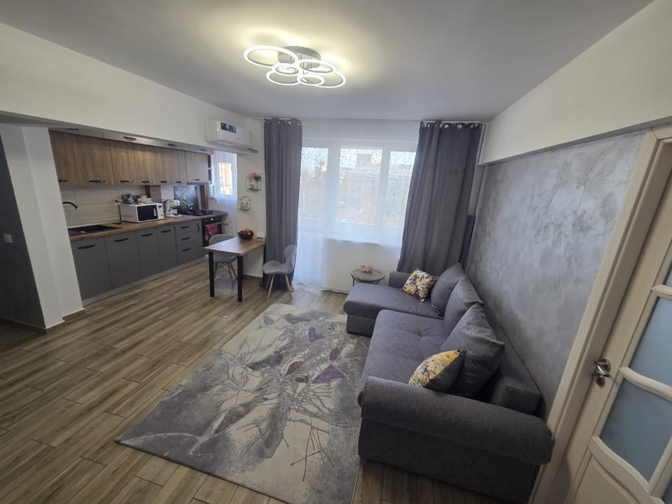 Kitchen or kitchenette, Living room, Seating area, Dining area, minibar, pet friendly, stove