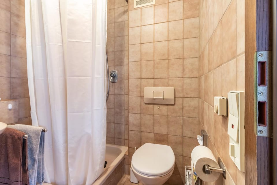 Bathroom, Living room