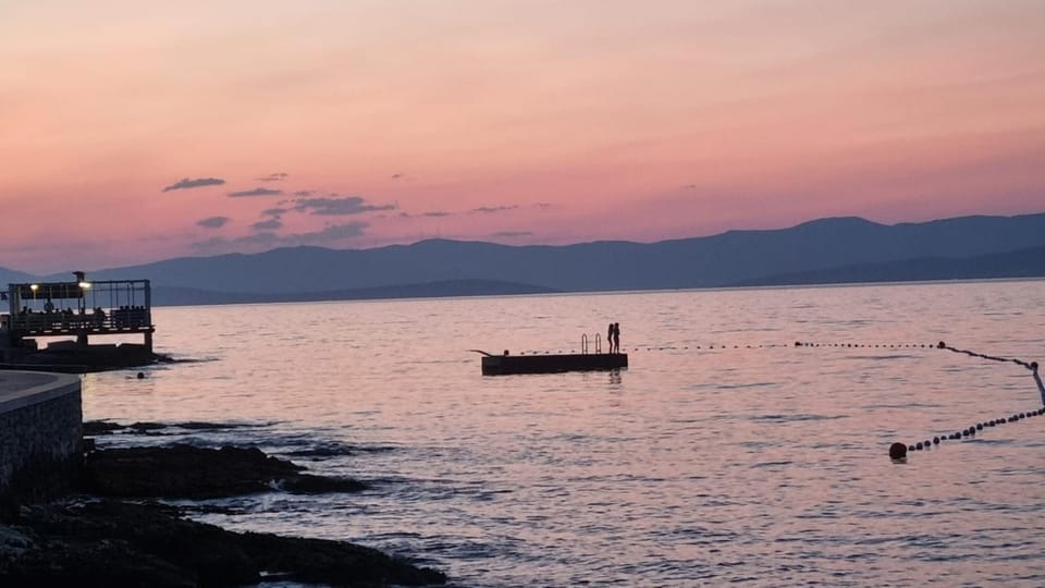 Natural landscape, Sea view, Sunset
