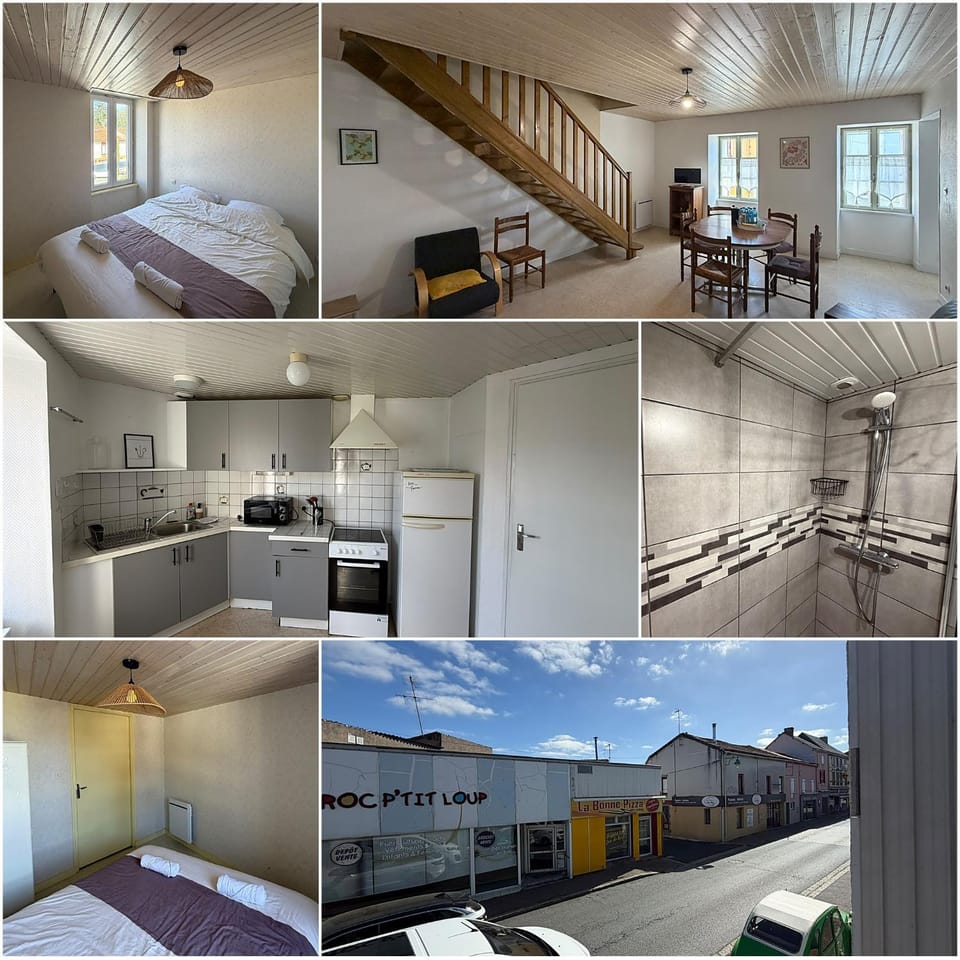 Bed, Kitchen or kitchenette, Photo of the whole room, Bedroom, stove