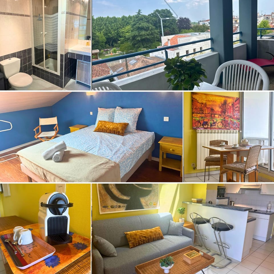 L'Aurore - Terrasse - Duplex - Parking Apartment in Dax
