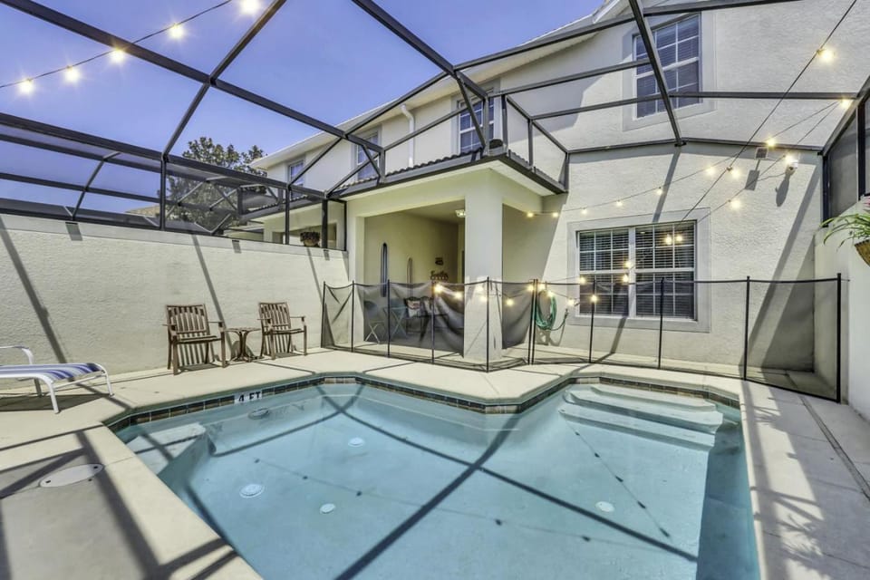 Patio, Pool view