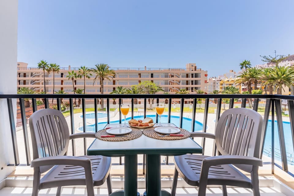 Patio, Day, View (from property/room), Seating area, Dining area, Pool view, Swimming pool