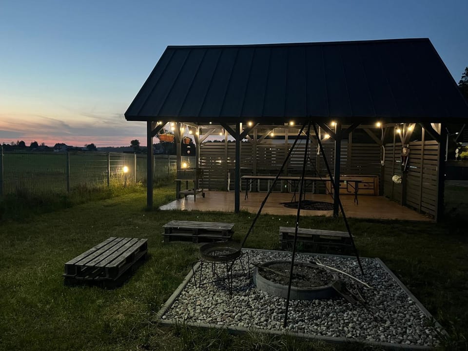 Natural landscape, BBQ facilities, Garden, Garden view, Sunset