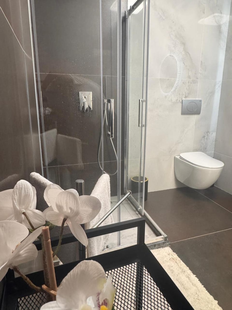 Shower, Bathroom, towels