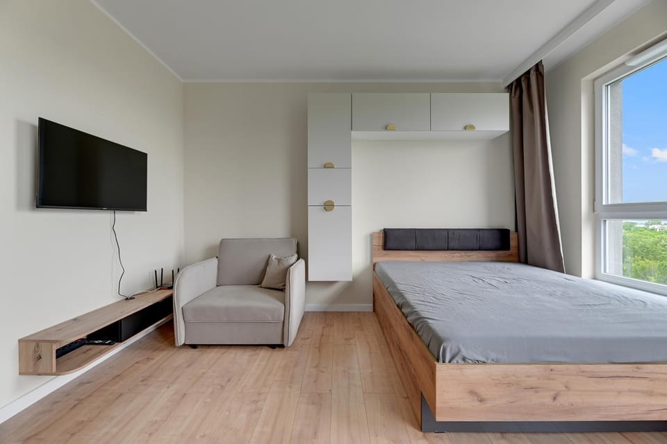 Communal lounge/ TV room, Bed, Living room, Photo of the whole room, Seating area, Bedroom