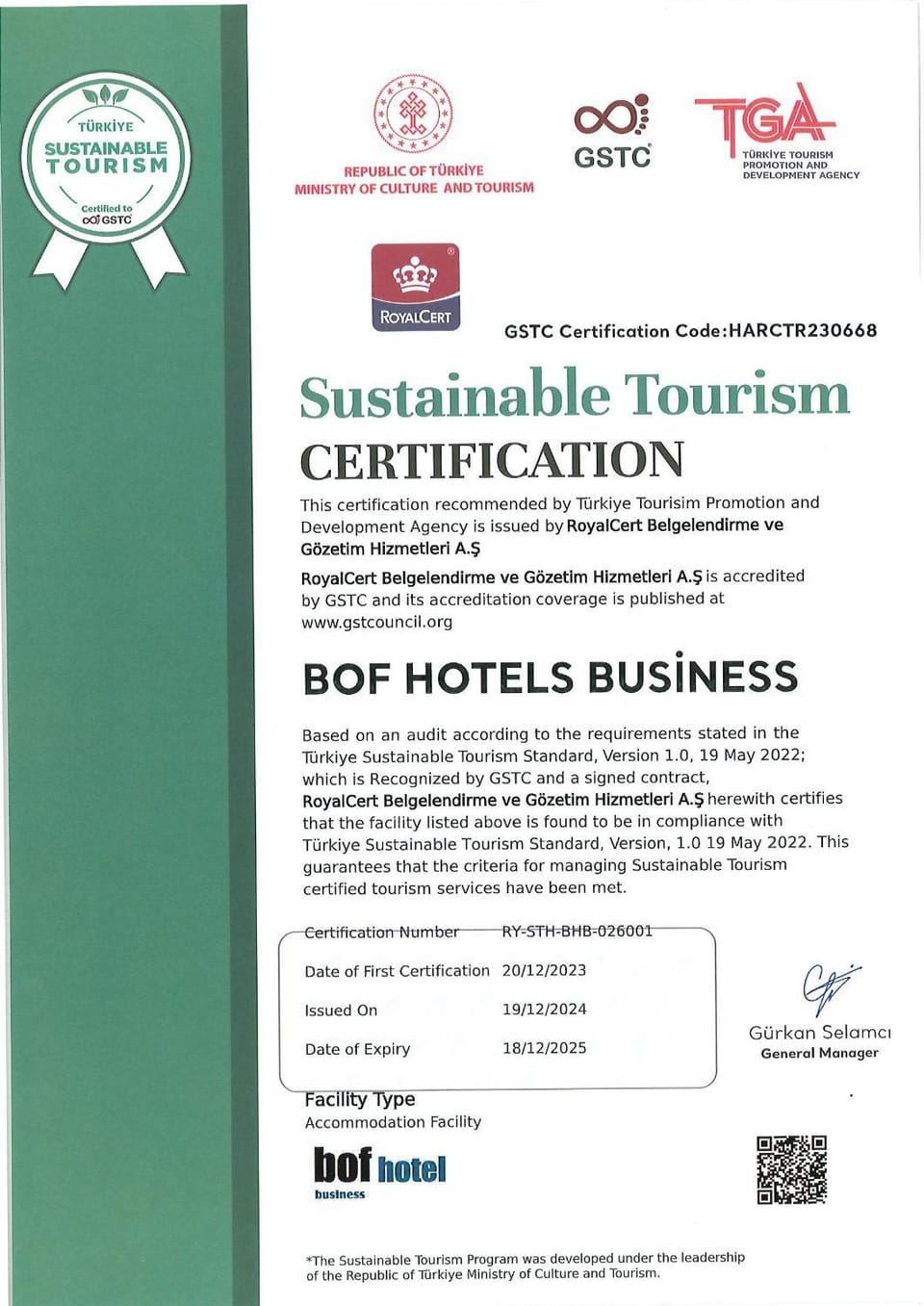 Certificate/Award, Certificate/Award