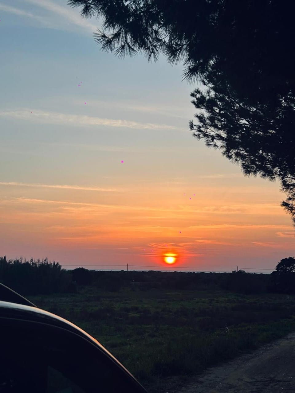 Natural landscape, Sea view, Sunset