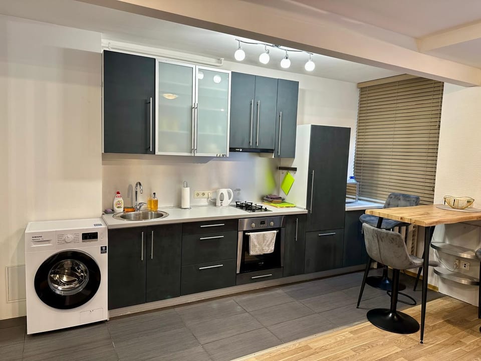 Kitchen or kitchenette, Dining area, oven, stove