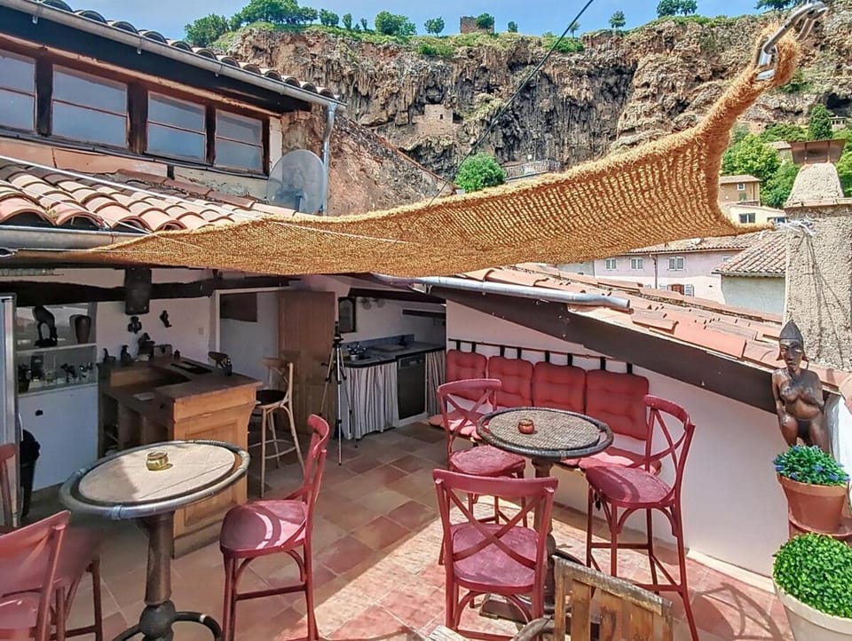 l'Azzuro, La Maison des Artistes, vue, Rooftop unique Apartment in French Riviera