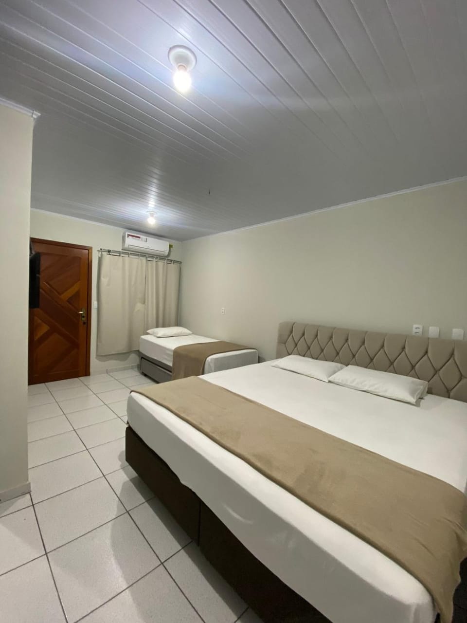 Bed, internet, wardrobe, air conditioner