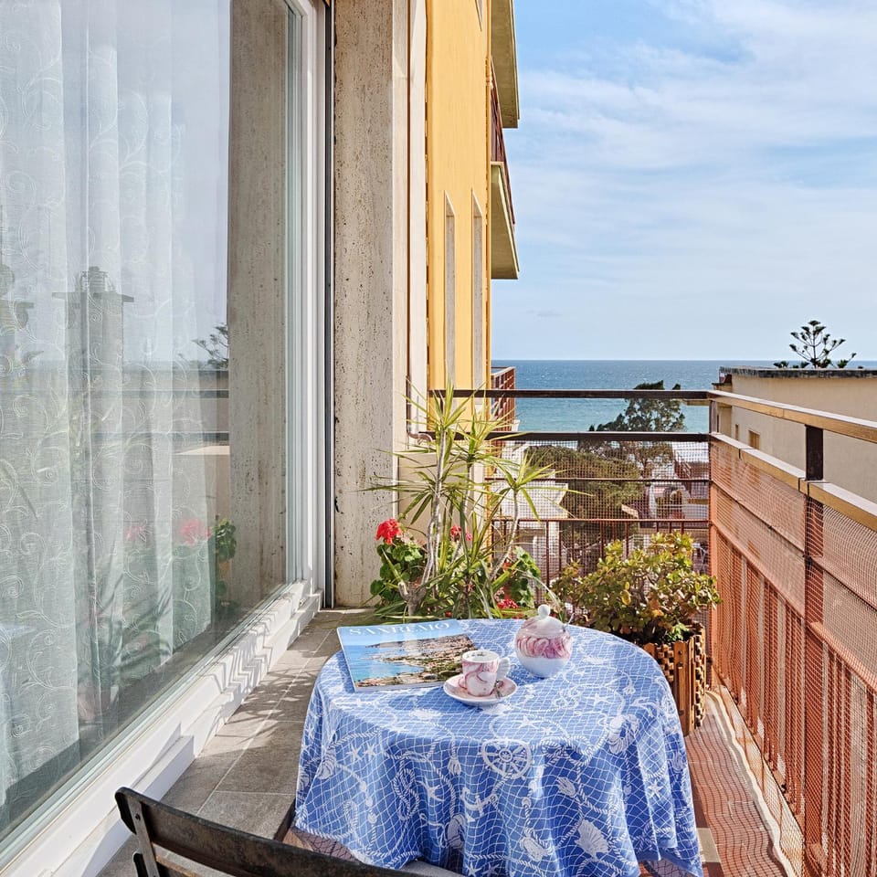 Property building, Day, View (from property/room), Balcony/Terrace, Sea view