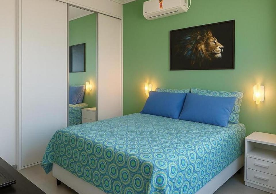Bed, Bedroom, air conditioner, air conditioner