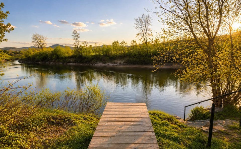 564A Le Refuge Spa Riviere Apartment in Maine