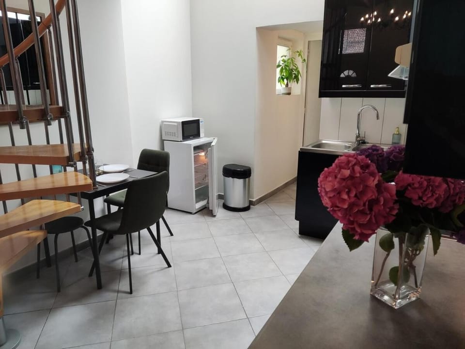 Kitchen or kitchenette, Dining area