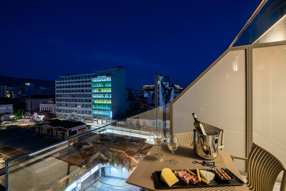 Night, View (from property/room), Balcony/Terrace