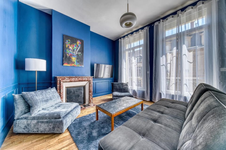 Deep blue - hypercentre Apartment in Reims