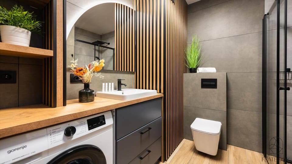 Shower, Toilet, Bathroom, washing machine