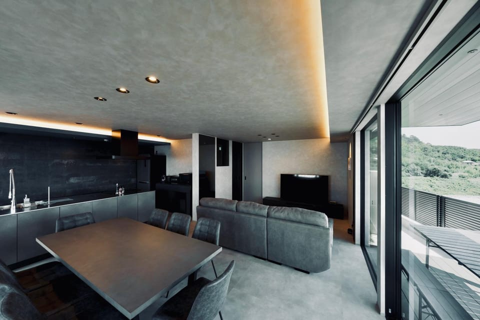 Living room, Dining area, Sea view, Sea view, kitchen, kitchen