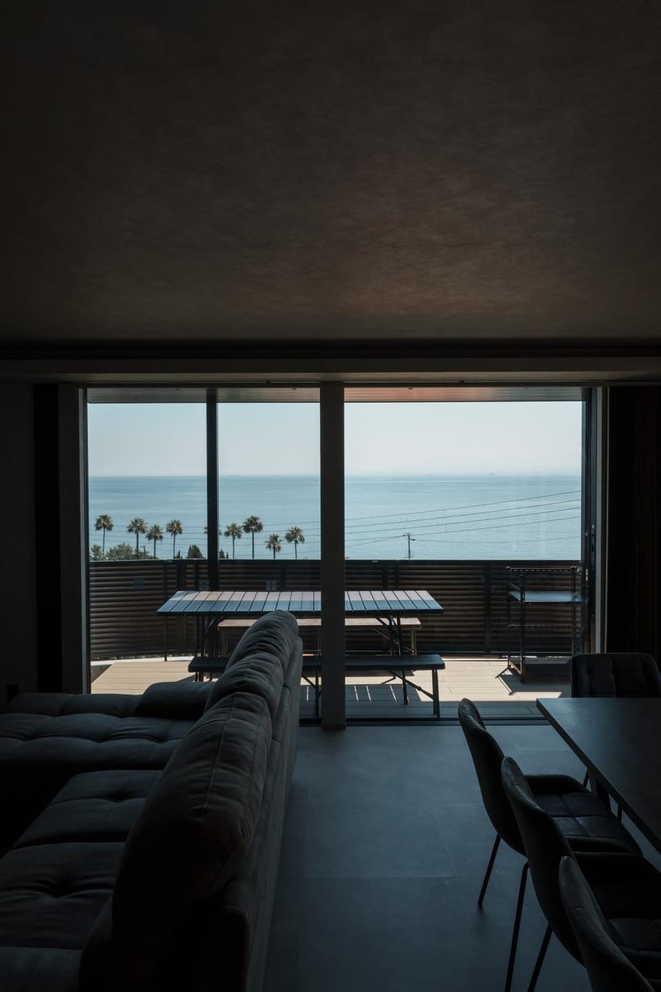 View (from property/room), Living room, Dining area, Sea view