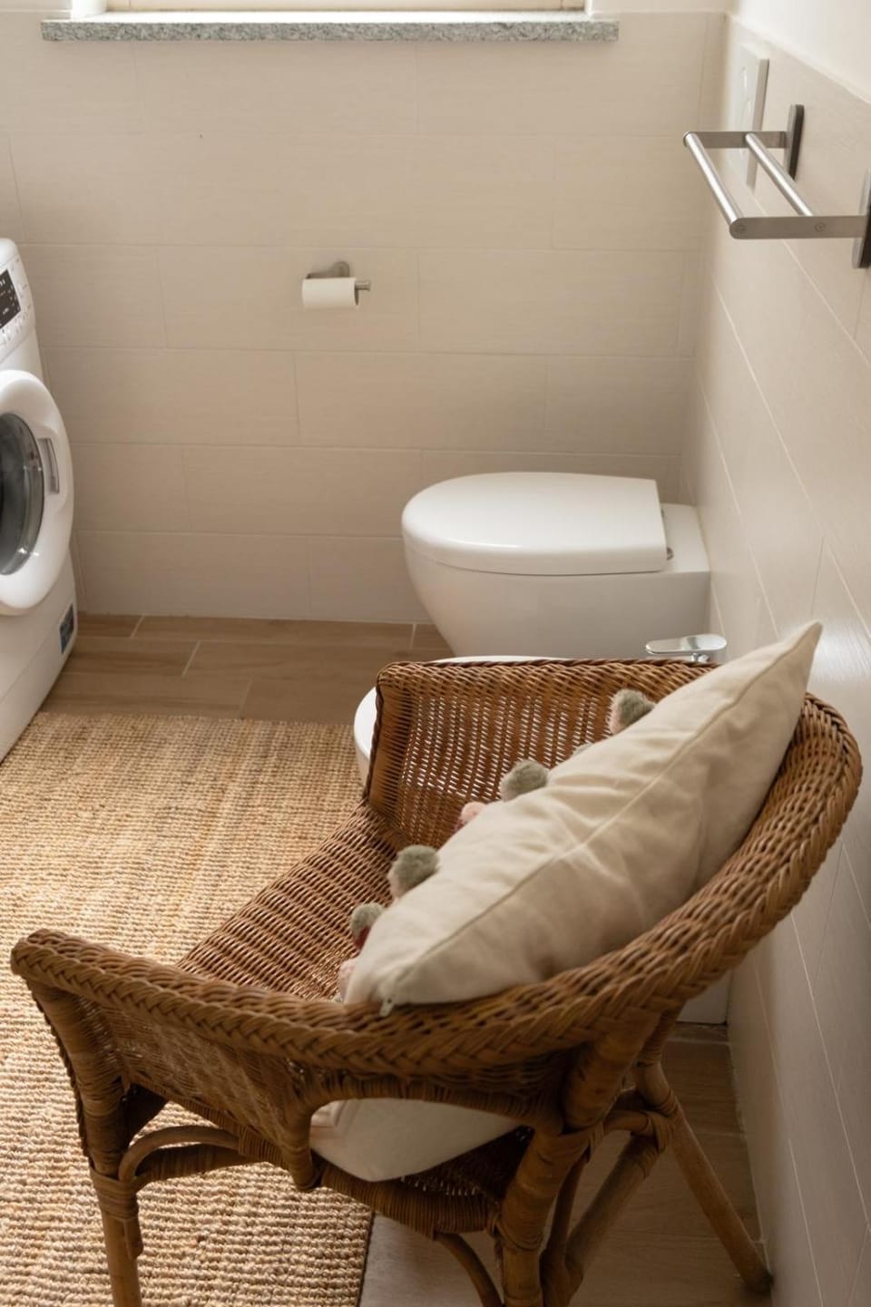 Toilet, Bathroom, washing machine