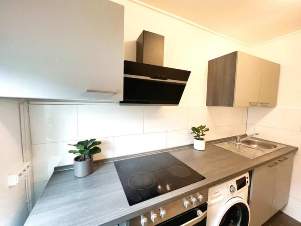 Kitchen or kitchenette, pet friendly, stove, washing machine, dryer