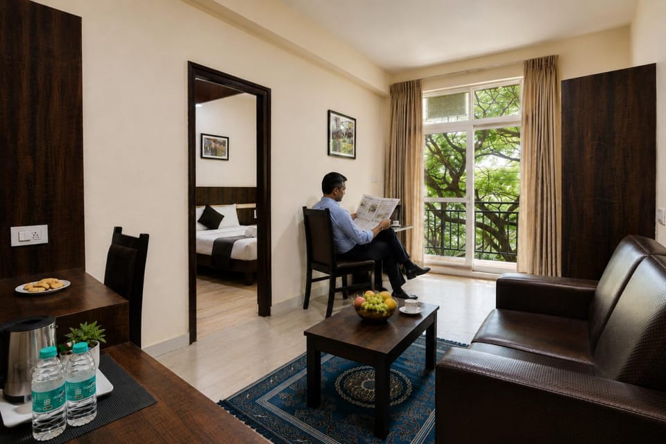 Bed, Balcony/Terrace, Living room, Seating area