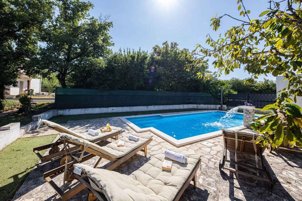 Summer, Swimming pool, sunbed