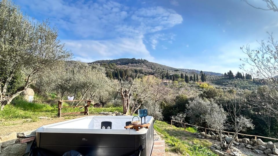 Day, Natural landscape, Hot Tub
