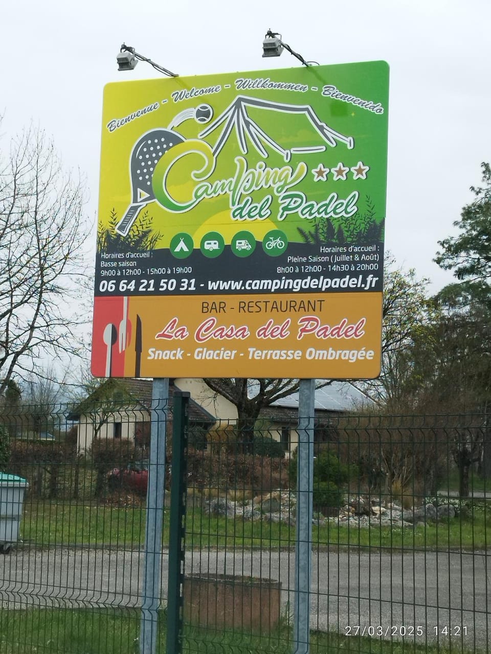 Camping Del Padel Campground/ 
RV Resort in Auvergne-Rhône-Alpes