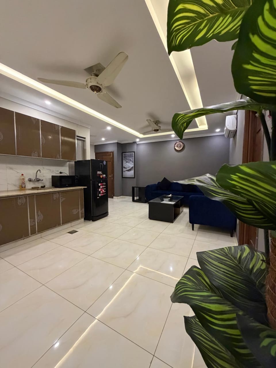 Eiffel Facing Comfy Elegant 1BHk Apartment in Lahore