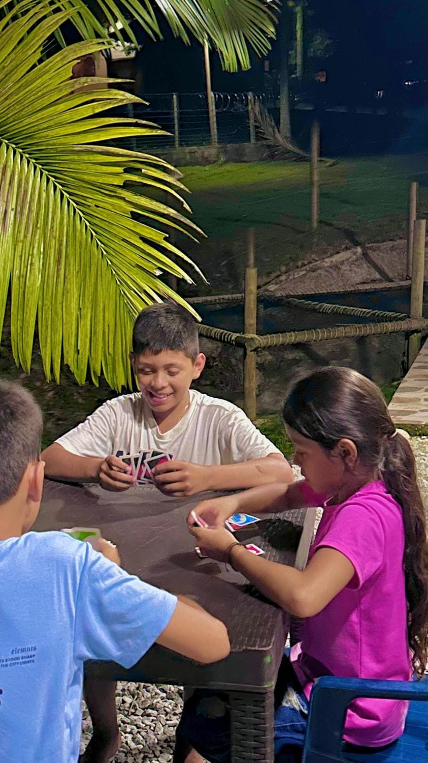 children, group of guests