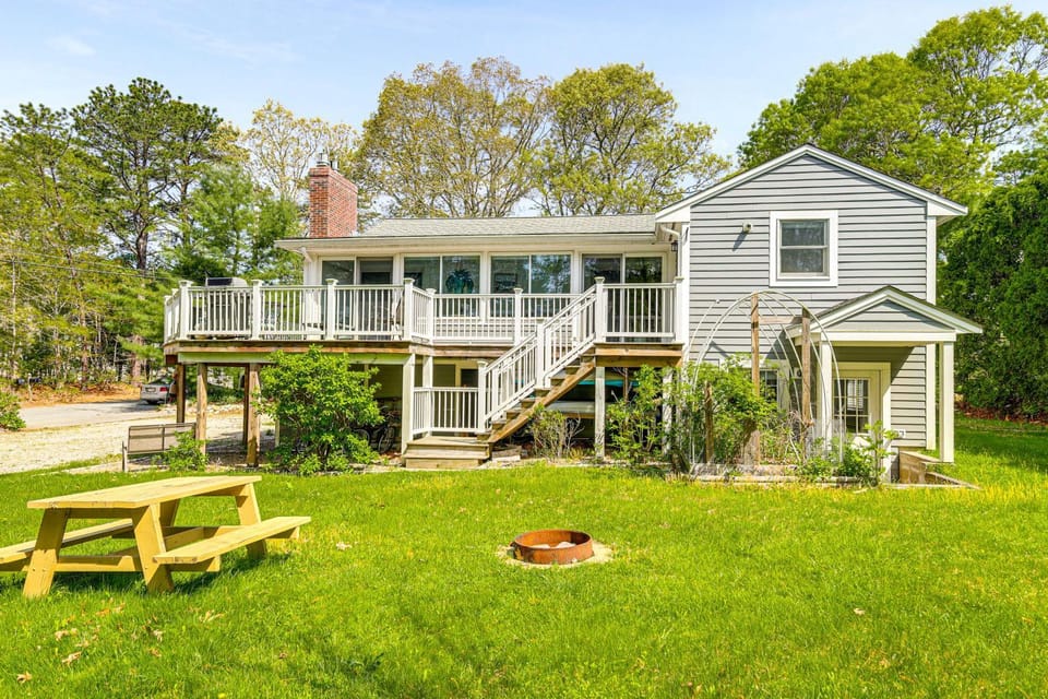 Walk to Marina & Boat Launch! Family Mashpee Home House in Mashpee