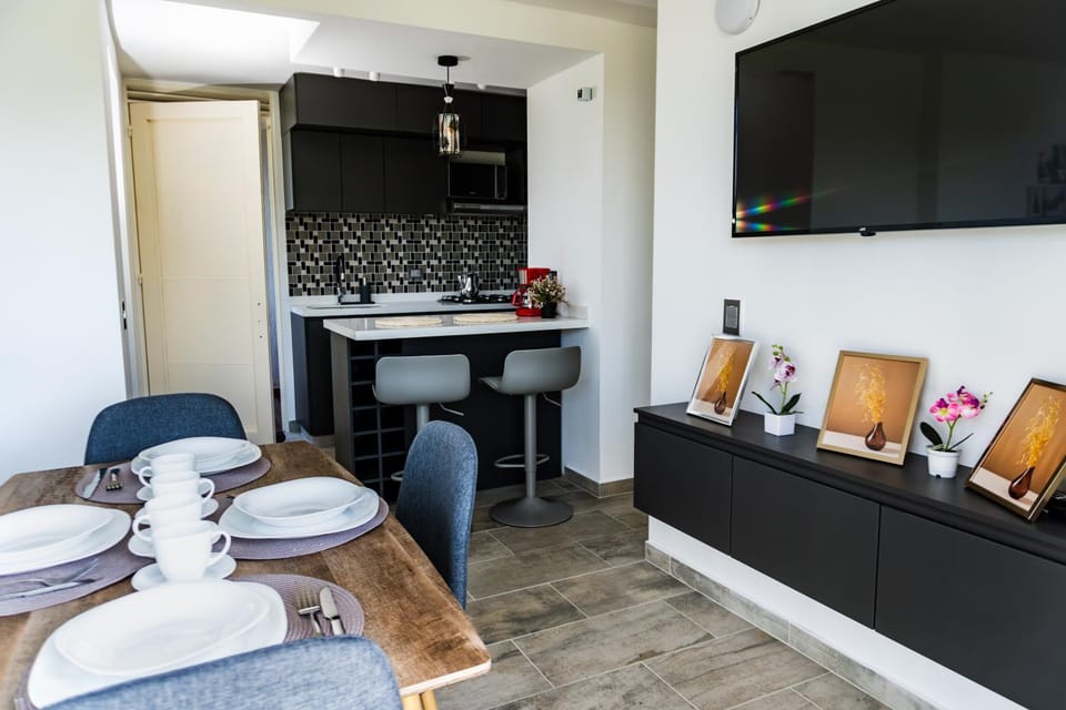 TV and multimedia, Kitchen or kitchenette, Dining area, minibar