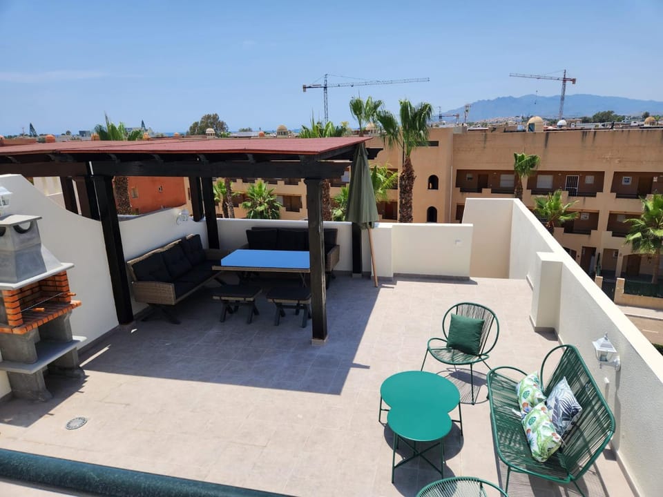 Property building, Patio, View (from property/room), Balcony/Terrace, Dining area