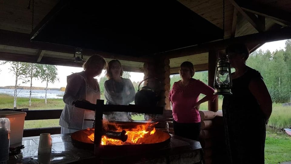 Purola holiday cottage by the lake Kivijärvi Villa in Finland