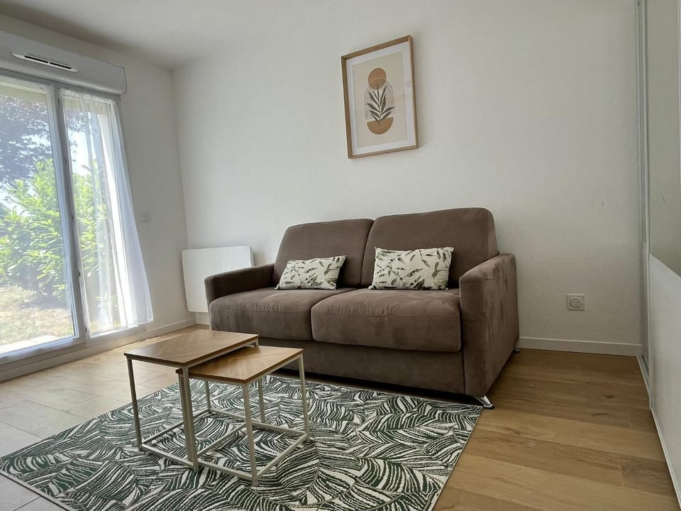 Studio confort & calme proche Bordeaux et Pellegrin Apartment in Mérignac