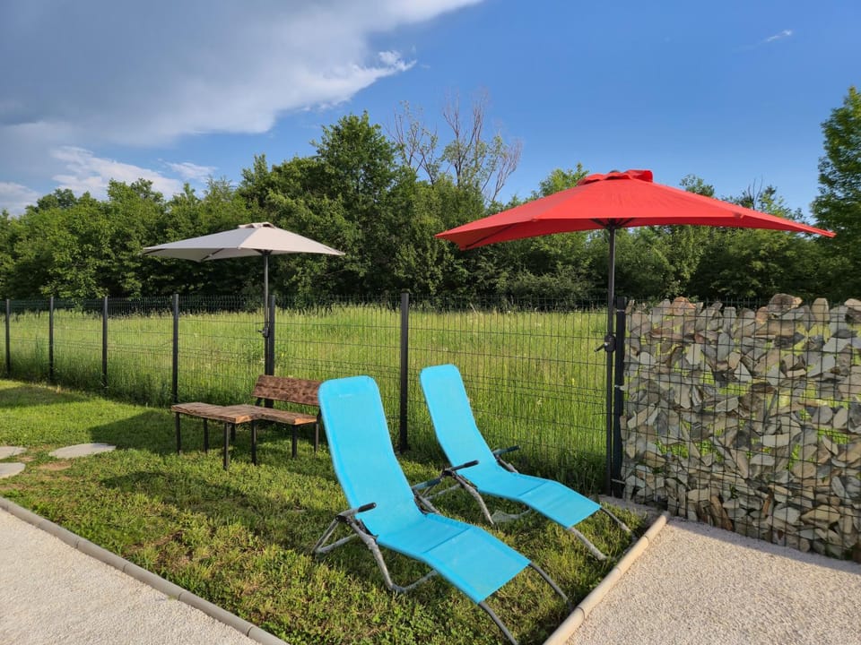 Natural landscape, sunbed