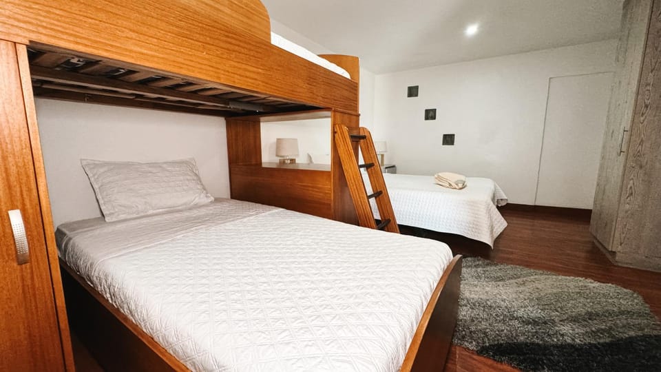 Bed, Photo of the whole room, Bedroom, bunk bed