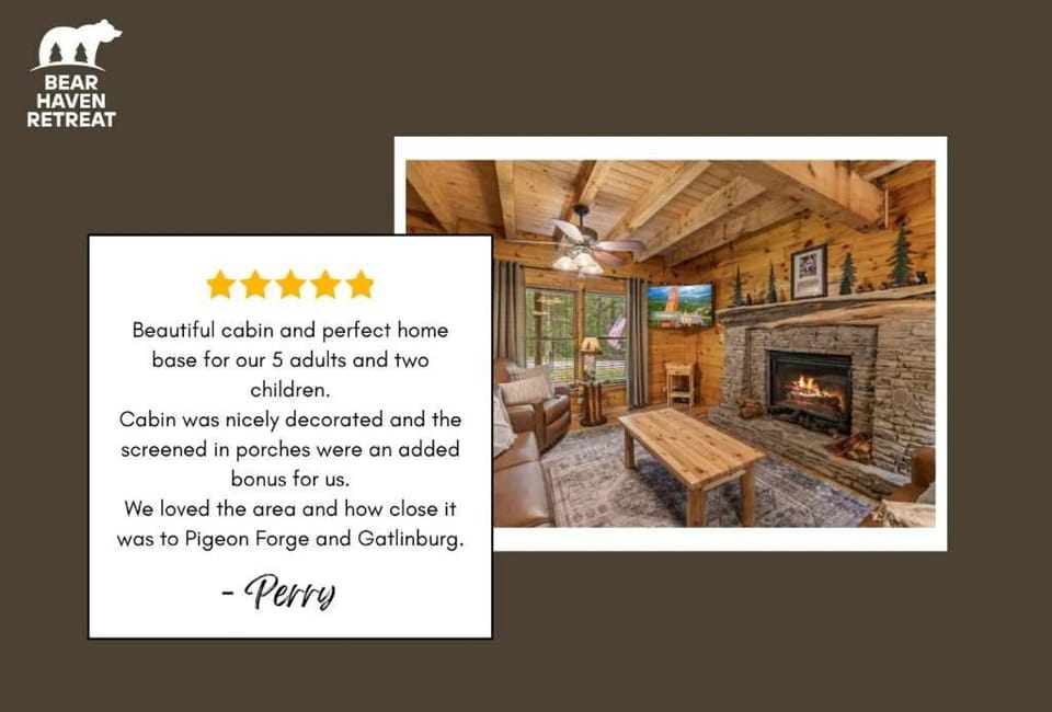 Rustic Cabin in Woods with Hot Tub & Games Cabin in Pigeon Forge