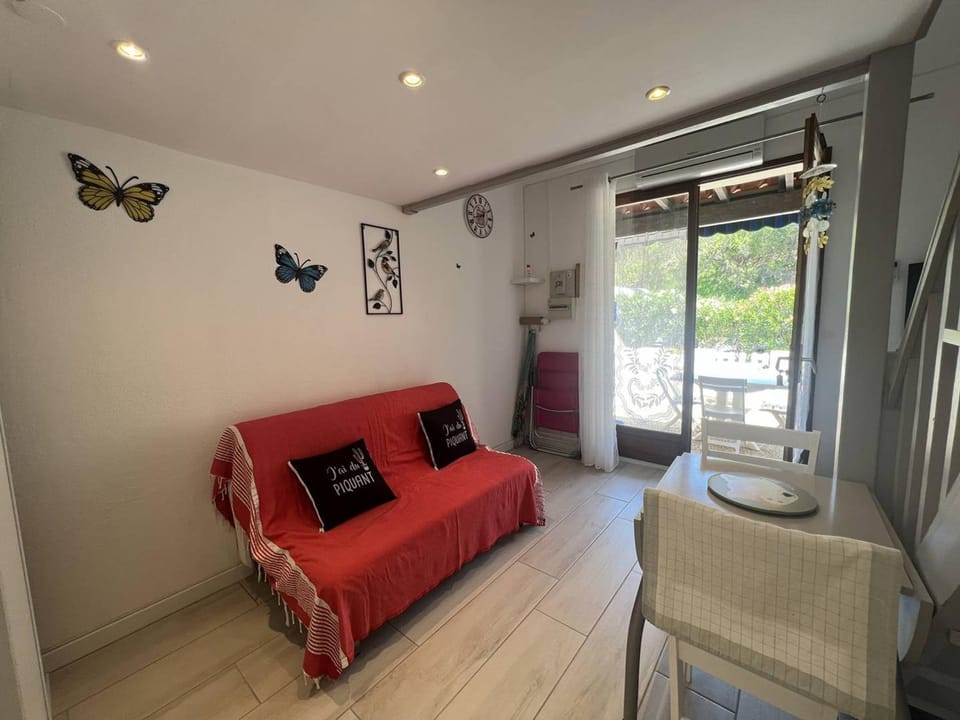 Villa T1 avec Mezzanine et Parking Privé à Port Leucate, 4 Couchages - FR-1-81-641 Villa in Le Barcarès
