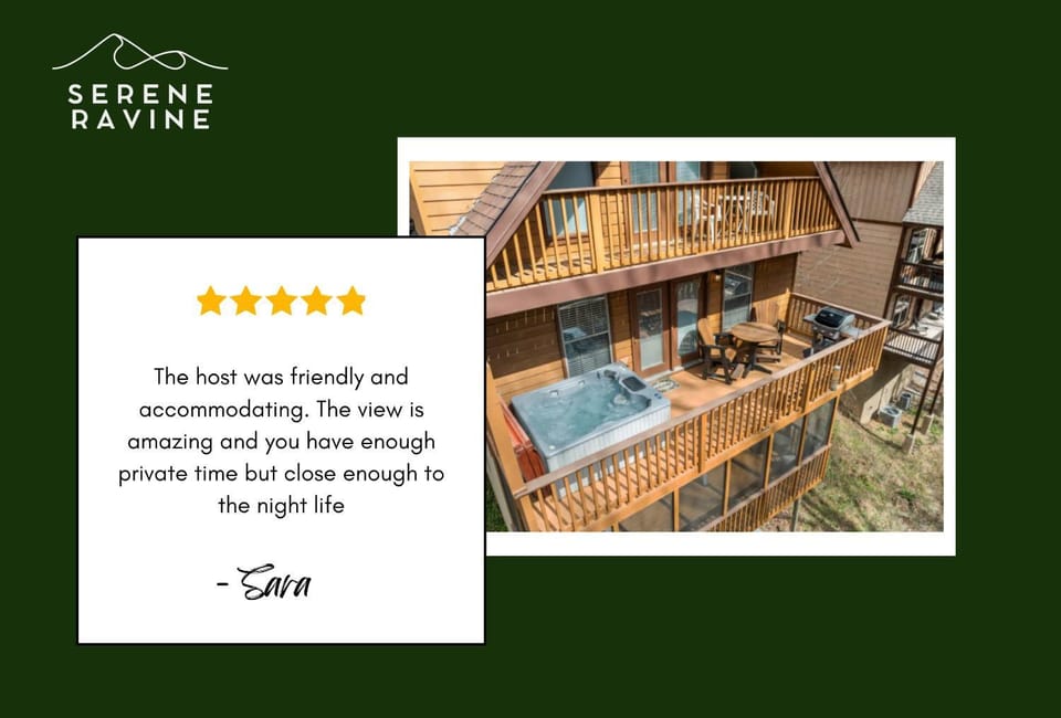 Cabin Stay for 16 Close to Pkwy with Deck & Hot Tub Cabin in Pigeon Forge